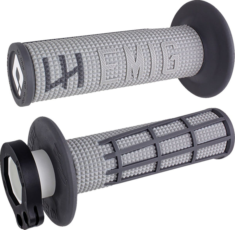 EMIG 2.0 Lock-On Grips Flat / Graphite / Grey For Beta RR 125 2018-2022 - 22 MM
