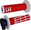 EMIG 2.0 Lock-On Grips Flat / Red / White For Beta RR 125 2018-2022 - 22 MM