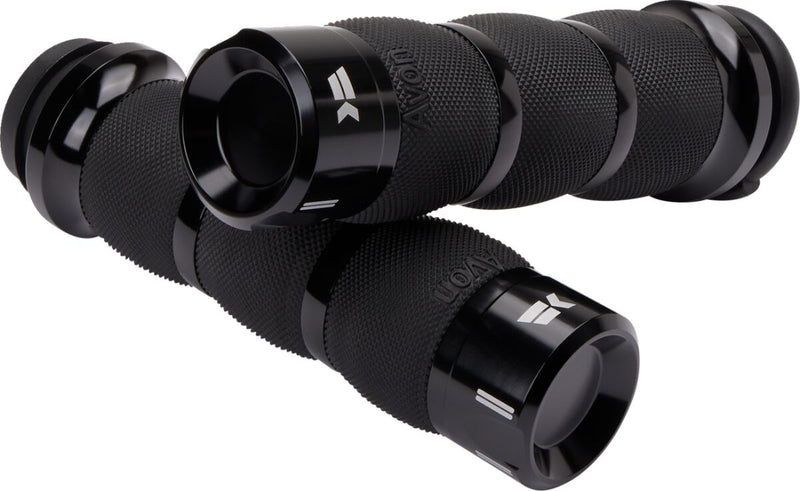 Klassic Grips Black For Harley Davidson FLFBS 1868 ABS 2024 - 25.4 MM