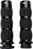 Klassic Grips Black For Harley Davidson FLFBS 1868 ABS 2024 - 25.4 MM