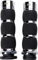 Klassic Grips Chrome For Harley Davidson FLFBS 1868 ABS 2024 - 25.4 MM