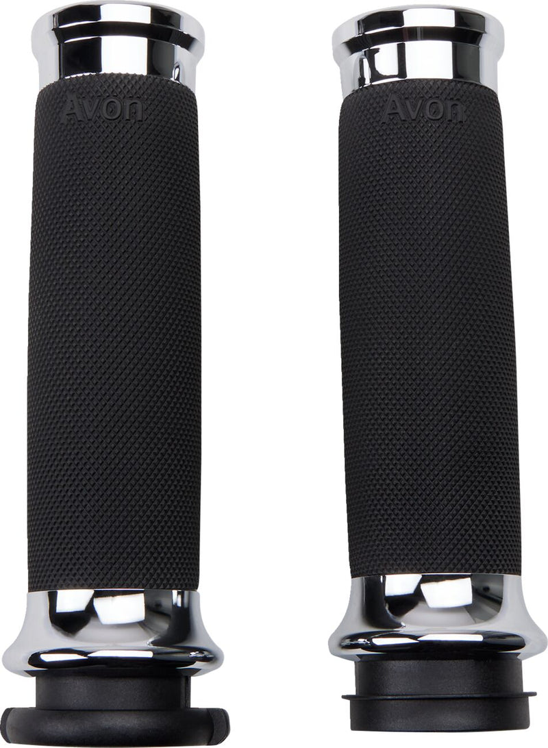 Grips Chrome For Harley Davidson FLDE 1750 ABS 2018-2020 - 25.4 MM