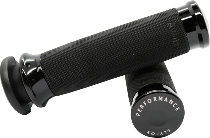 Grips Black / Gloss For Harley Davidson XL 1200 CX 2017-2020 - 25.4 MM