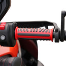 Combat Grips Black / Flat / Red For Can AM (BRP) RYKER 600 ACE 2019-2024 - 22 MM