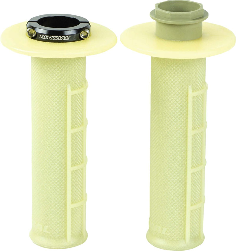 MX R-Works Lock-On Grips Natural For Honda CRF 250 R - 22 MM