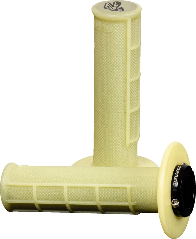 MX R-Works Lock-On Grips Natural For Honda CRF 250 R - 22 MM