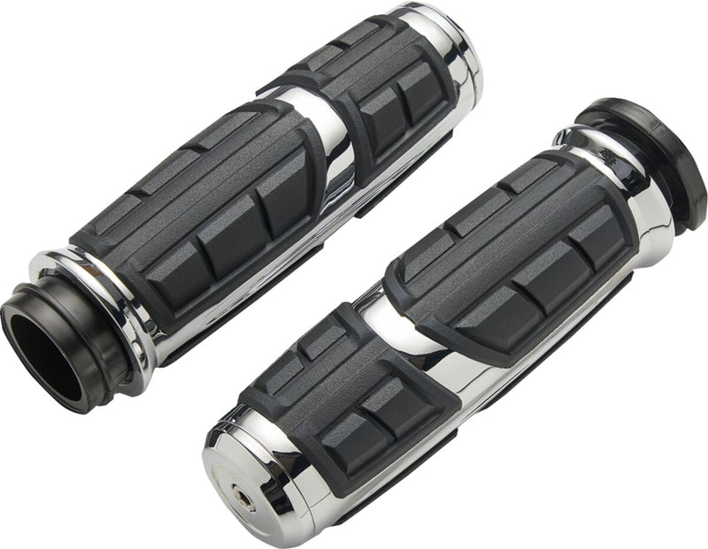 Chicane Grips Chrome For Harley Davidson FLDE 1750 ABS 2018-2020 - 25.4 MM