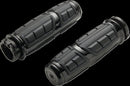 Chicane Grips Black / Gloss For Harley Davidson FLD 1690 2012-2013 - 25.4 MM