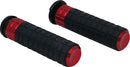 SpeedLiner Grips Black / Red For Harley Davidson FLD 1690 - 25.4 MM