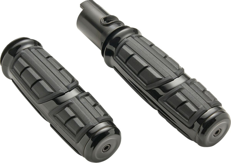 Chicane Grips Black / Gloss For Harley Davidson FLHX 1923 ABS 2024-2025 - 25.4 MM