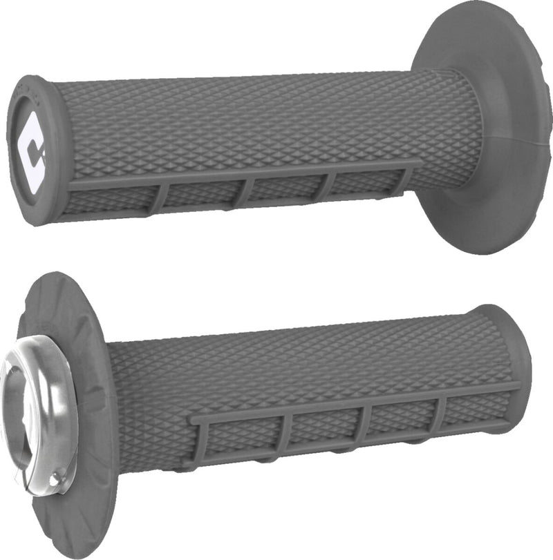 Half Waffle v2.1 Lock-On Grips Graphite / Silver - 12.5 CM