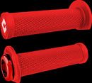 Ruffian 2.1 Lock-On Grips Flat / Red - 22 MM