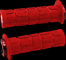 Rogue 2.1 Lock-On Grips Flat/Red - 22 MM