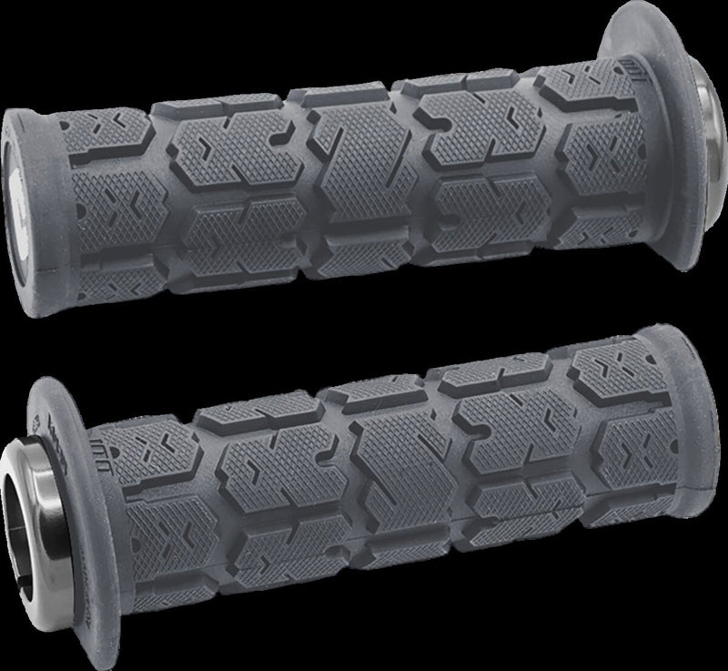 Rogue 2.1 Lock-On Grips Flat / Graphite / Silver - 22 MM