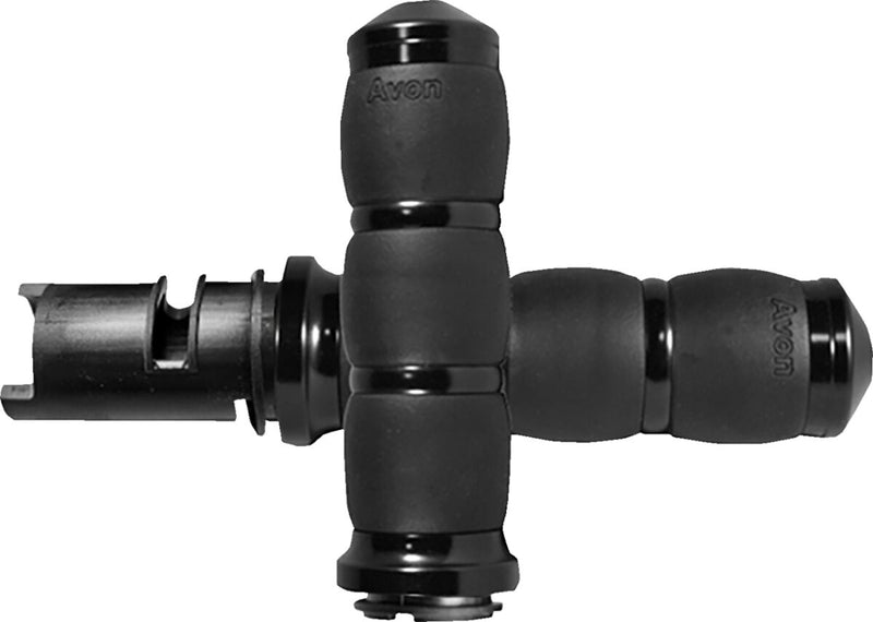 3-Ring Velvet Air Grips Anodized / Black For Harley Davidson FLFBS 1923 ABS 2025-2026 - 11.7 CM