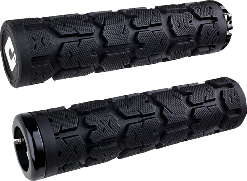 Rogue 2.1 Lock-On Grips Black / Flat - 22 MM
