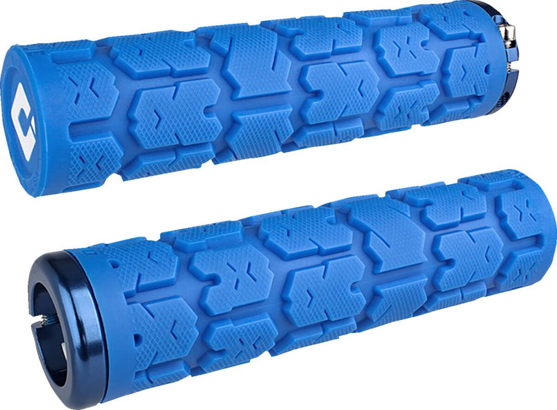 Rogue 2.1 Lock-On Grips Blue / Flat - 22 MM