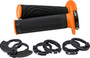 D200 Lock-On Grips Black / Flat / Orange