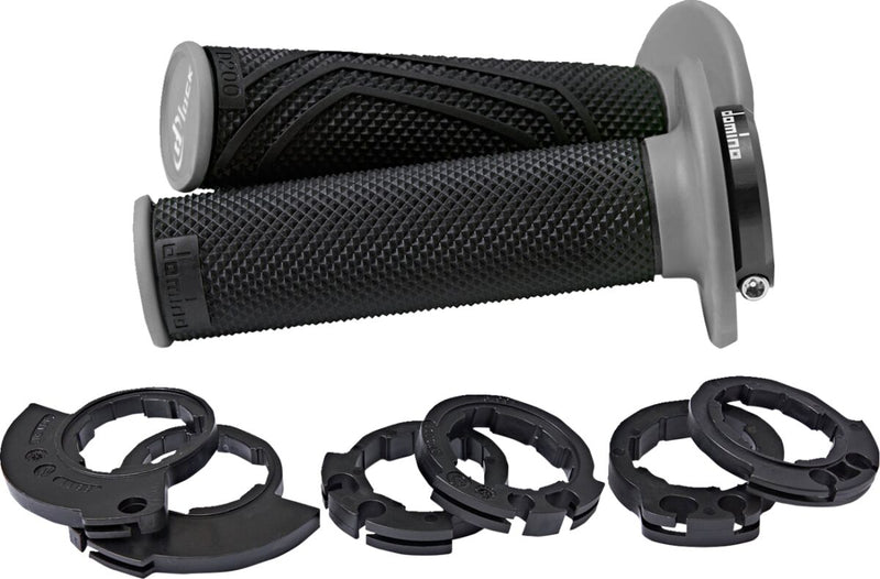 D200 Lock-On Grips Black / Flat / Grey