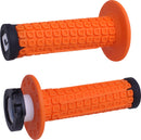 Nomad Lock-On Grips Black / Flat / Orange For Beta RR 125 2018-2026 - 22 MM
