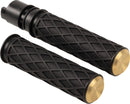Diamond Grips Black / Brass