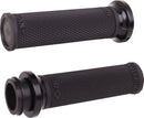 Ruffian Lock-On Street Grips Black / Flat / Polished For Harley Davidson FLDE 1750 ABS 2018-2020 - 25.4 MM