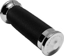 Contour Color Grips Black / Chrome For Harley Davidson FLFBS 1923 ABS 2025-2025