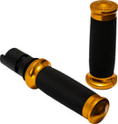 Contour Color Grips Anodized / Black / Gold For Harley Davidson FLFBS 1923 ABS 2025-2025