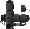 Heated Grips Anodized / Black For Harley Davidson FLDE 1750 ABS 2018-2020 - 14 CM