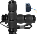Heated Grips Anodized / Black For Harley Davidson FLD 1690 2012-2013 - 25.4 MM