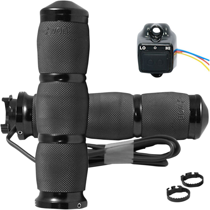 Heated Grips Anodized / Black For Honda GL 1800 2014-15 - 25.4 MM