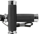 Heated Grips Black / Chrome For Indian SCOUT 60 ABS 2016-2024 - 25.4 MM