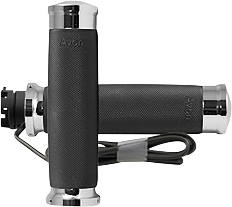 Heated Grips Black / Chrome For Indian SCOUT 60 ABS 2016-2024 - 25.4 MM