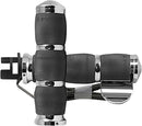 Heated Grips Black / Chrome For Indian CHIEF 111 ABS 2016-2017 - 14 CM