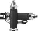 Heated Grips Black / Chrome For Indian CHIEF 111 ABS 2016-2017 - 22 MM