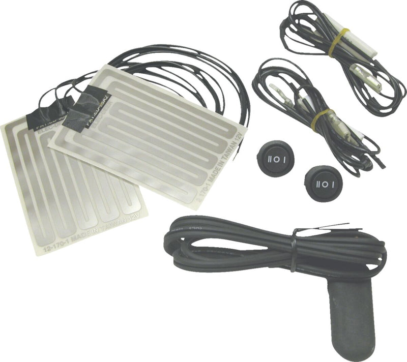 Deluxe Heated Grip Kit Black / Flat - 22 MM