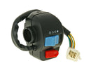 Right-hand Switch Assembly Without Brake Lever Black For Baja SC 50