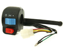 Right-Hand Switch Assembly With Brake Lever For Front Drum Brake Black For Baja SC 50
