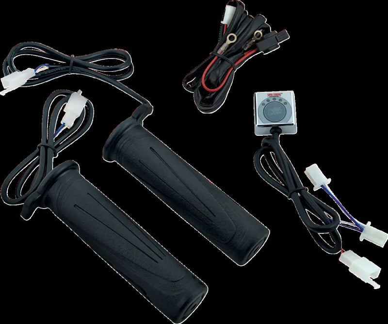 7/8" Inferno™ Heated Grip Kit Black / Flat For Honda GL 1500 1988-1990 - 22 MM
