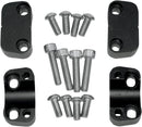 Oversize Handlebar Clamp Black / Flat For Arctic Cat F 1100 2012-2013 - 28.6 MM
