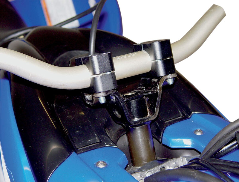 Oversize Handlebar Clamp Black / Flat For Arctic Cat F 1100 2012-2013 - 28.6 MM