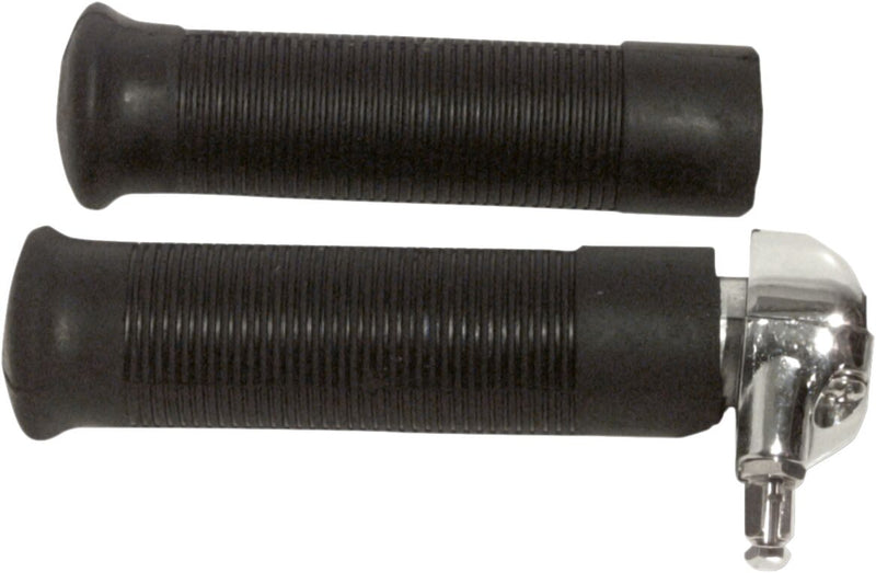 7/8" Jackhammer Throttle Black / Chrome - 22 MM