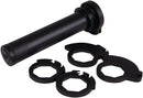 Fusion Throttle Tube OE Replacement Black / Flat - 22 MM