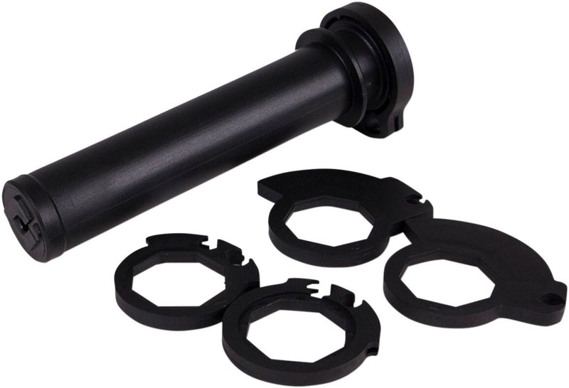 Fusion Throttle Tube OE Replacement Black / Flat - 22 MM