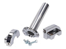 Throttle Tube Kit Chrome For - 22 MM