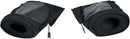 Snowmobile Muffs With Window Black / Flat - 22 MM