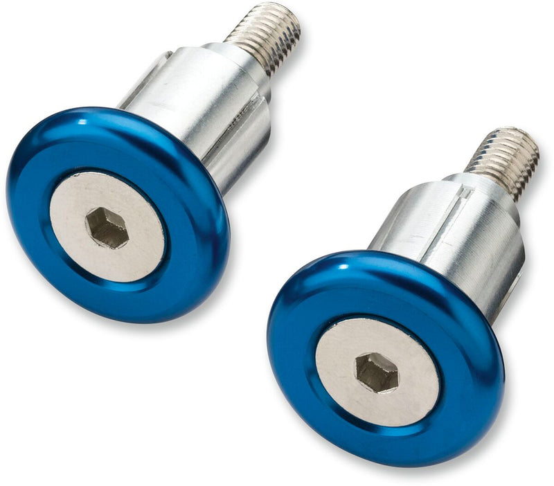Handlebar Ends Blue / Polished - 22 MM