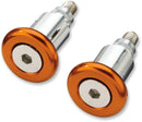 Handlebar Ends Orange / Polished - 22 MM