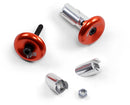 Aluminum Handlebar End Plug Anodized / Orange