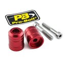 Aluminium Bar Ends Red For Kawasaki EX 250 R 2008-2012
